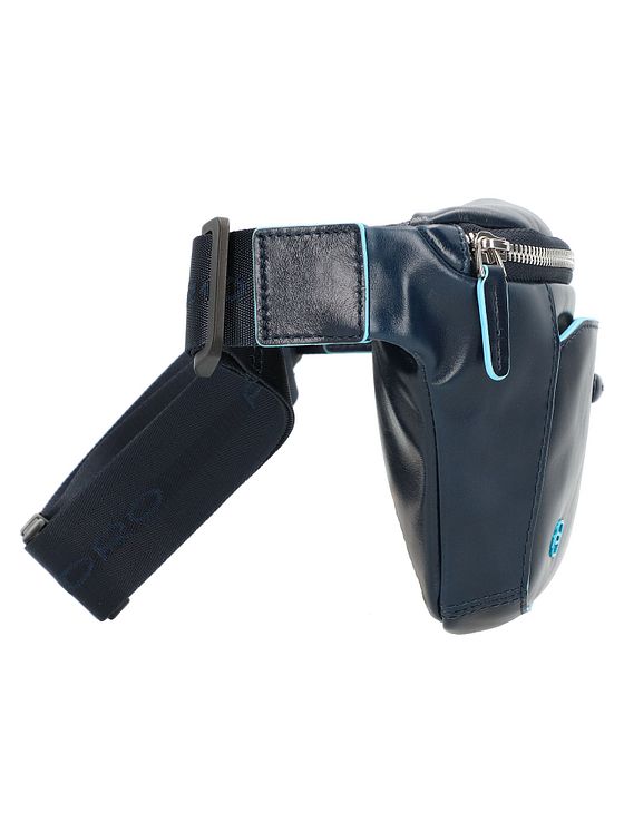 Piquadro Blå firkantet bæltetaske i læder 29 cm Piquadro Blå firkantet bæltetaske i læder 29 cm