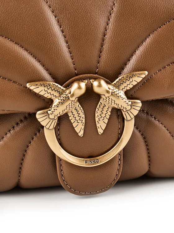 PINKO Love Puff Taška přes rameno Kůže 23 cm PINKO Love Puff Taška přes rameno Kůže 23 cm