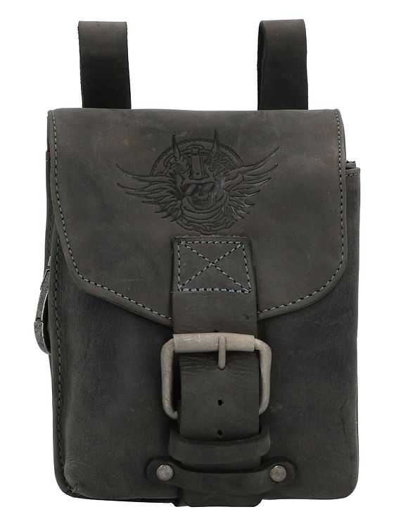 Greenburry Vintage bæltetaske i læder 15 cm