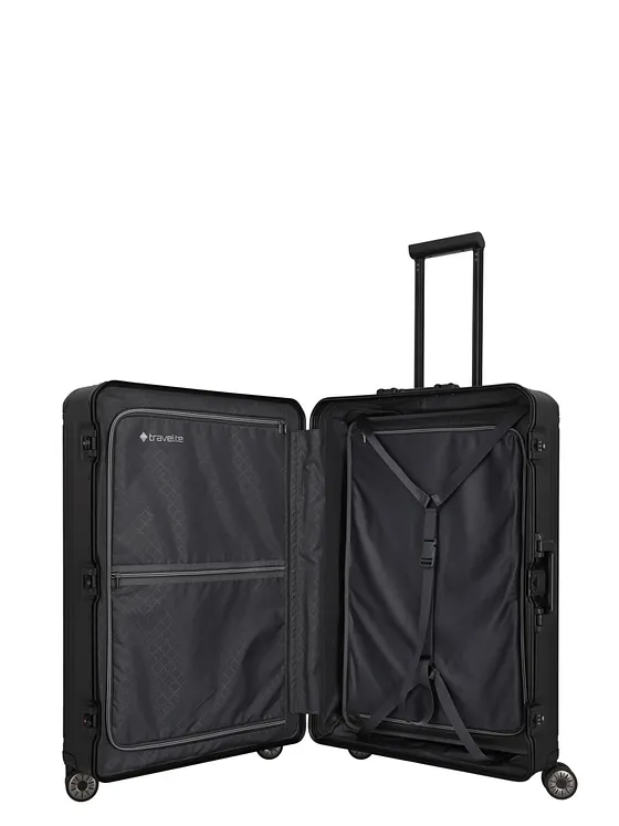 Travelite Trolley con 4 ruedas «Next», de aluminio, 77 cm Travelite Trolley con 4 ruedas «Next», de aluminio, 77 cm