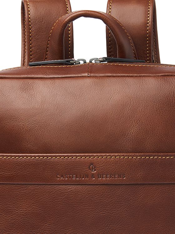 Castelijn & Beerens Daypack RFID-beskyttelse Læder 41 cm Laptoprum