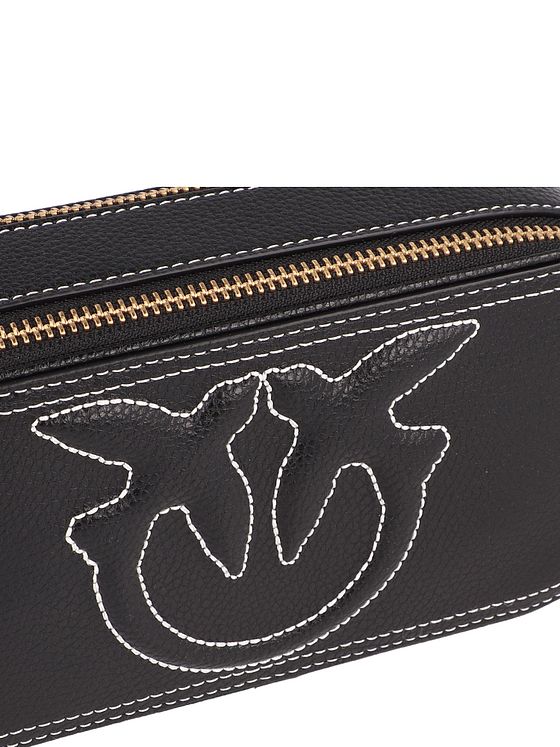 PINKO Carrie Mini Bag skuldertaske Læder 18 cm