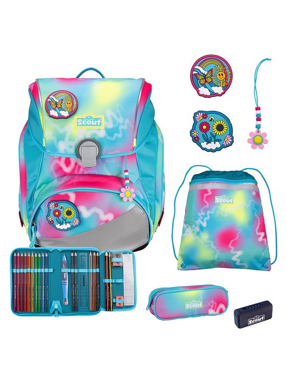 Scout Alpha Safety Light Skoleransel-sæt 5-delt