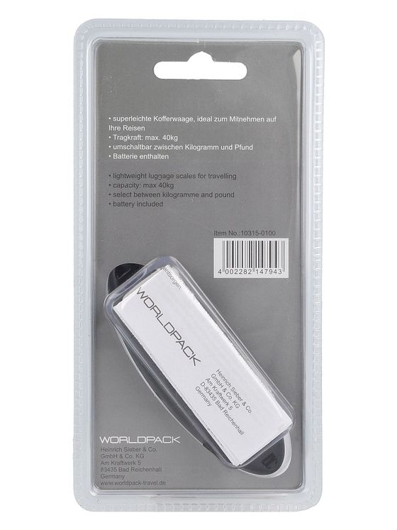 Worldpack Kuffertvægt 4 cm Worldpack Kuffertvægt 4 cm