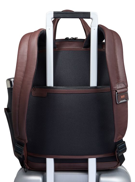 Piquadro Harper rejserygsæk læder 42 cm rum til bærbar computer Piquadro Harper rejserygsæk læder 42 cm rum til bærbar computer