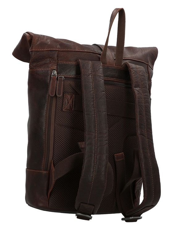 Jack Kinsky Porto Batoh Kůže 43 cm Kapsa na notebook