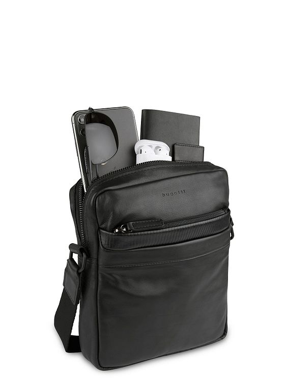 bugatti Joel Skuldertaske M Læder 22 cm