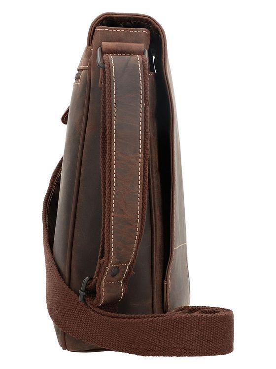 Jack Kinsky Baltimore 4 axelremsväska läder 28 cm