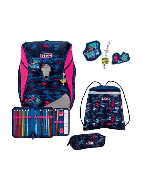 Scout Alpha Skoleransel-sæt 4-delt