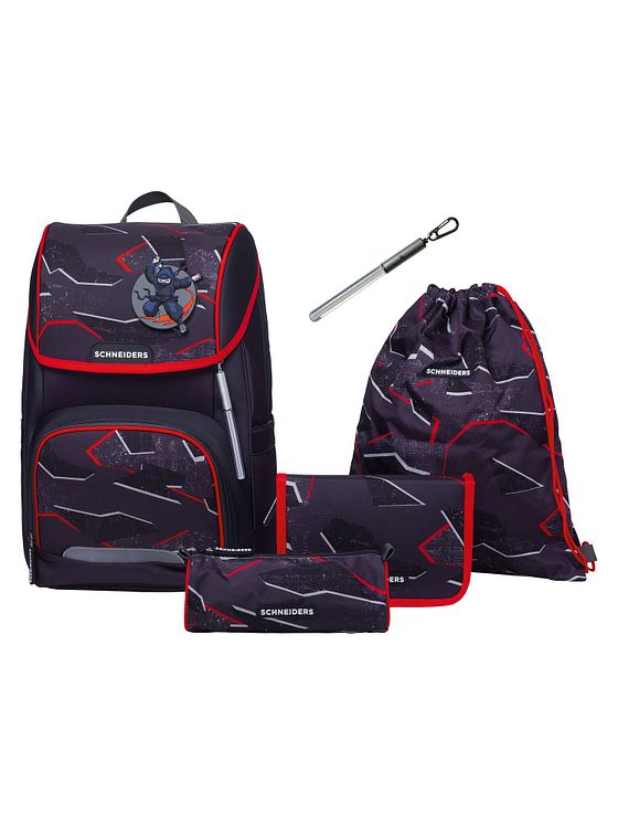 Schneiders Ergojet Skoleransel-sæt 6-delt