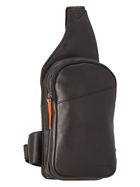 Davidoff Essentials-skuldertaske i læder 13,5 cm