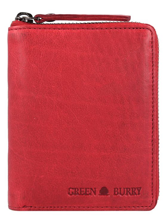 Greenburry Vintage pung i vasket læder 10 cm