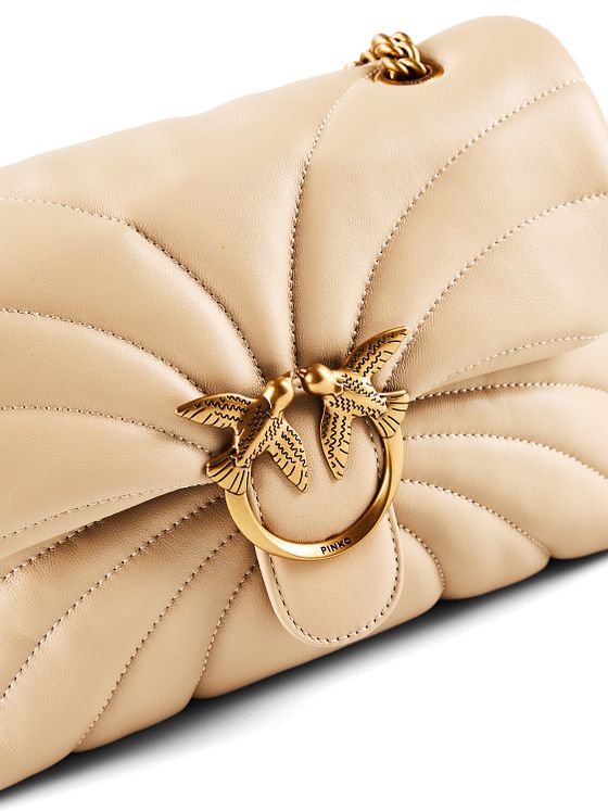 PINKO Love Puff Skuldertaske Læder 30 cm