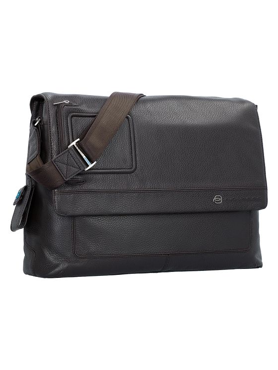 Piquadro Vibe Dokumenttaske Messenger Læder 41 cm Laptoprum