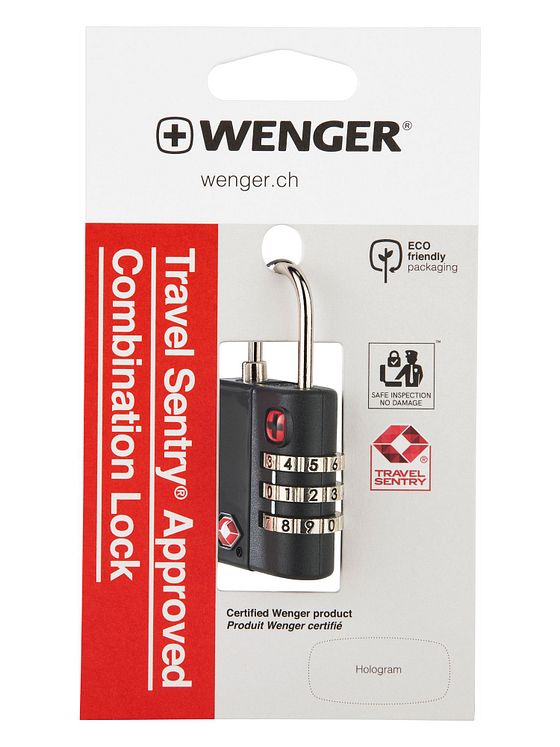 Wenger Travel Sentry-godkendt kombinationslås Wenger Travel Sentry-godkendt kombinationslås