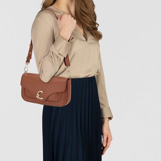 Coccinelle C-Me Skuldertaske Læder 26 cm