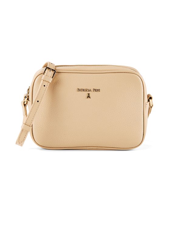 Patrizia Pepe Taška přes rameno Fly kožená 24 cm