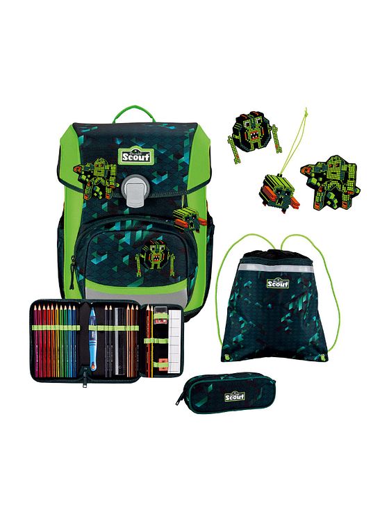 Scout Neo Skoleransel-sæt 4-delt