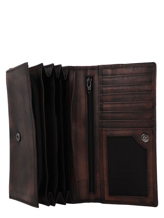 Greenburry Destressed Pung RFID-beskyttelse Læder 18.5 cm