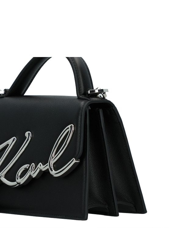 Karl Lagerfeld Signature 2.0 Håndtaske Læder 21.5 cm Karl Lagerfeld Signature 2.0 Håndtaske Læder 21.5 cm