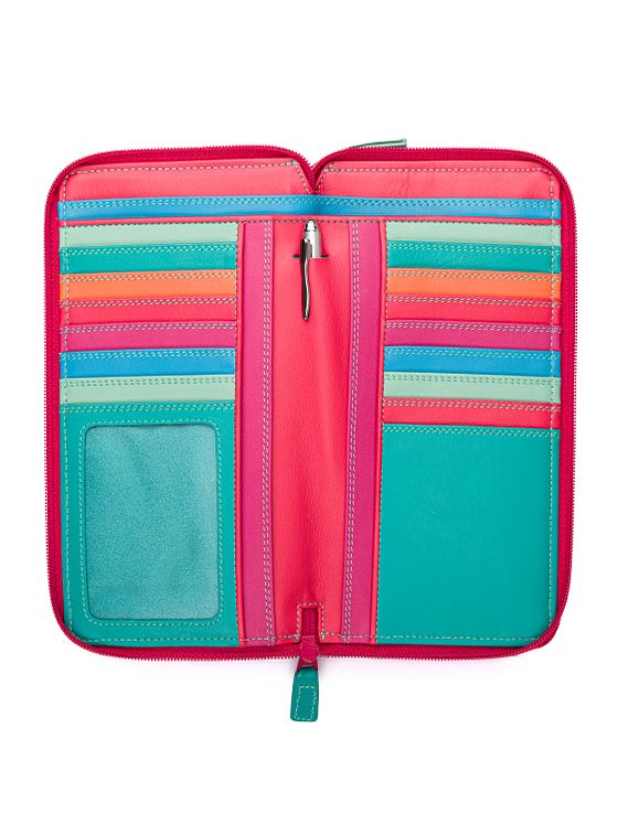 Mywalit Medium Tri-fold pung i læder 14 cm