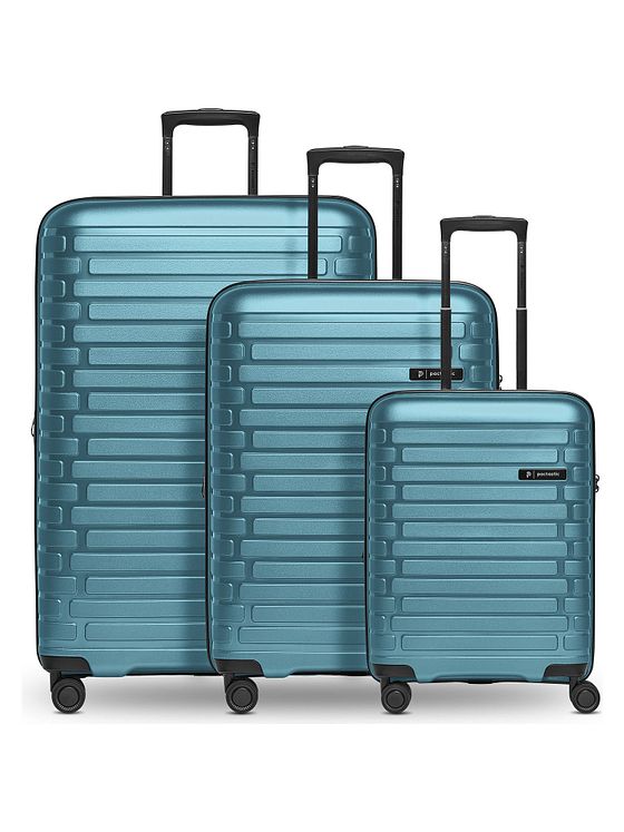 Pactastic Collection 04 THE THREE SET + 4 hjul Kuffert 3-delt med strækfold Pactastic Collection 04 THE THREE SET + 4 hjul Kuffert 3-delt med strækfold