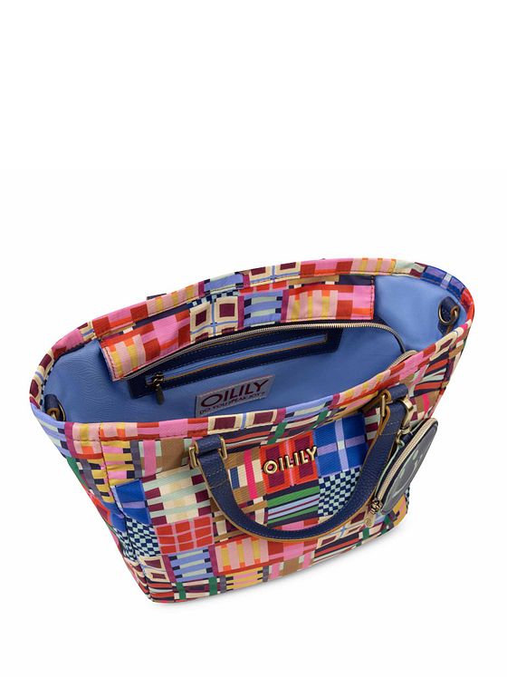 Oilily Tartan Tape Haidy Nákupní taška 26 cm