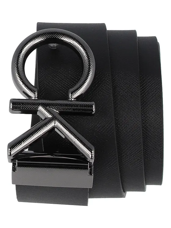 Calvin Klein CK Metal Cinturón Piel natural Calvin Klein CK Metal Cinturón Piel natural