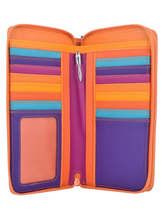 Mywalit Medium Tri-fold pung i læder 14 cm