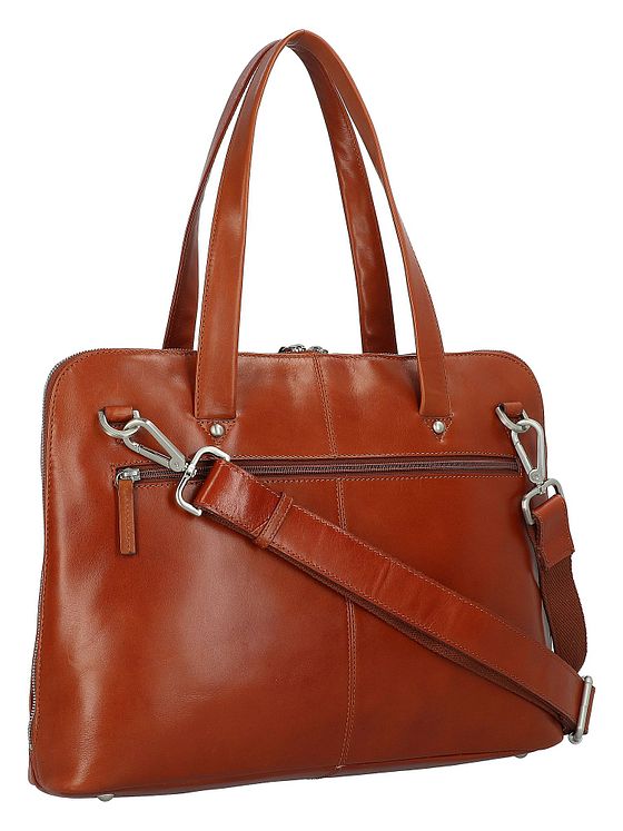 Leonhard Heyden Cambridge skuldertaske læder 41 cm rum til bærbar computer Leonhard Heyden Cambridge skuldertaske læder 41 cm rum til bærbar computer