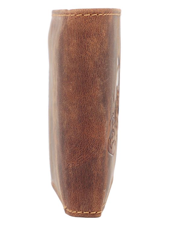 Greenburry Vintage peněženka s reliéfem ryby z kůže 12 cm