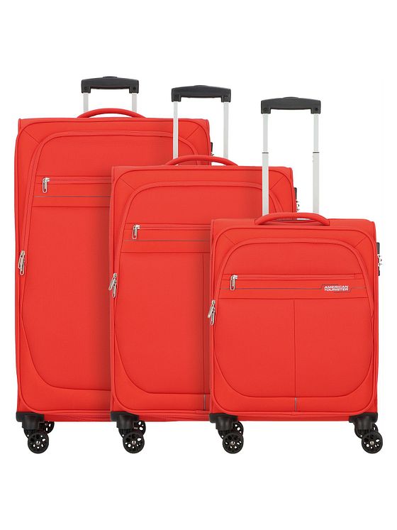 American Tourister Deep Dive 4 kolečka Sada kufrů 3-dílný s roztažitelným záhybem