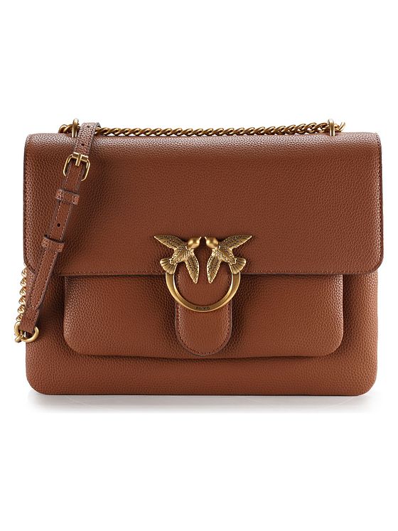 PINKO Love One Skuldertaske Læder 30 cm