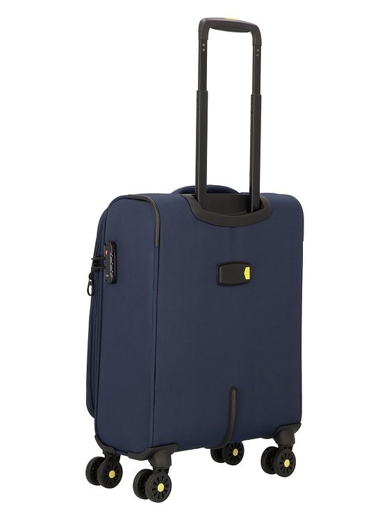 d & n Travel Line 9704 4 hjul Kabinetrolley S 55 cm med strækfold d & n Travel Line 9704 4 hjul Kabinetrolley S 55 cm med strækfold