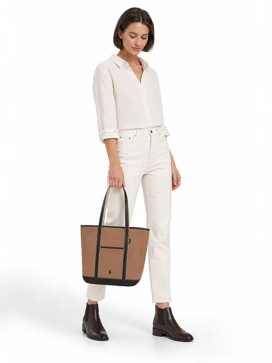 POLO RALPH LAUREN Canvas Shopperit 49.5 cm POLO RALPH LAUREN Canvas Shopperit 49.5 cm