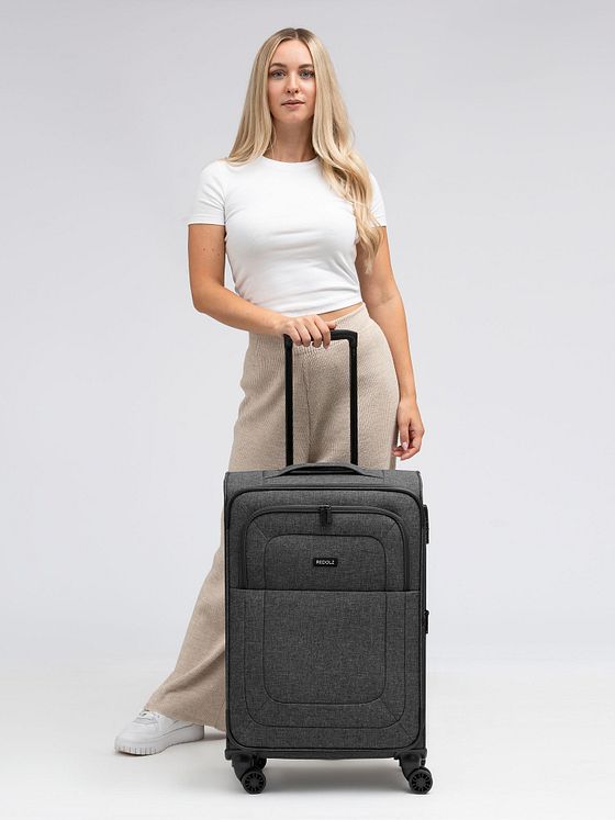 Redolz Essentials 12 MEDIUM 4-hjulet trolley 67 cm med ekspansionsfold Redolz Essentials 12 MEDIUM 4-hjulet trolley 67 cm med ekspansionsfold
