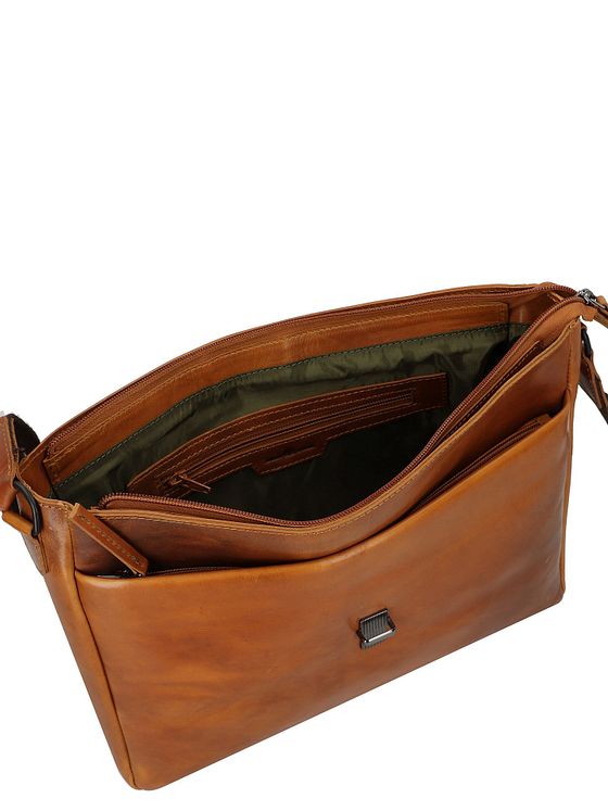 Greenburry Newport Messenger-taske Læder 35 cm