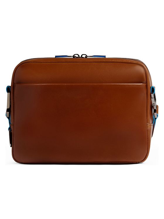 Piquadro Blue Square Skuldertaske RFID-beskyttelse Læder 25 cm