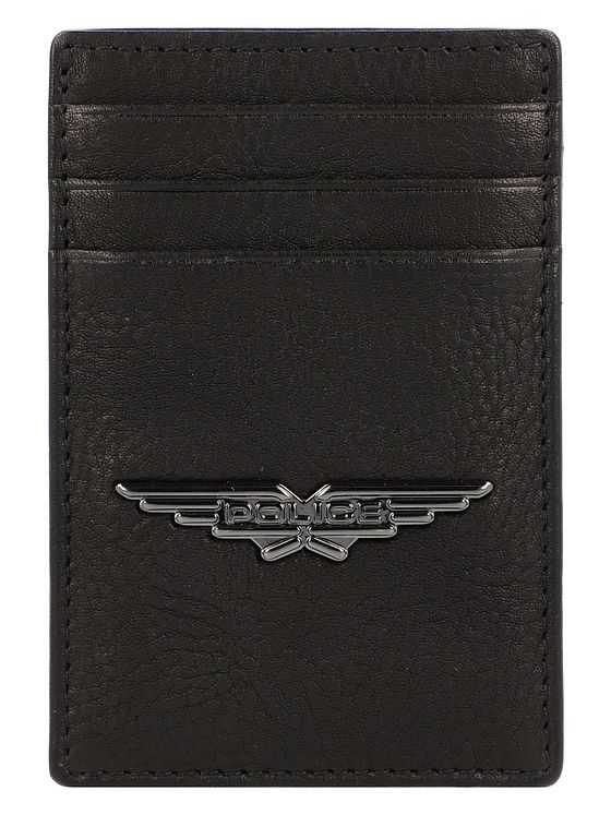 Police PT150-08536 Kreditkortholder i læder 7 cm med pengeclips Police PT150-08536 Kreditkortholder i læder 7 cm med pengeclips