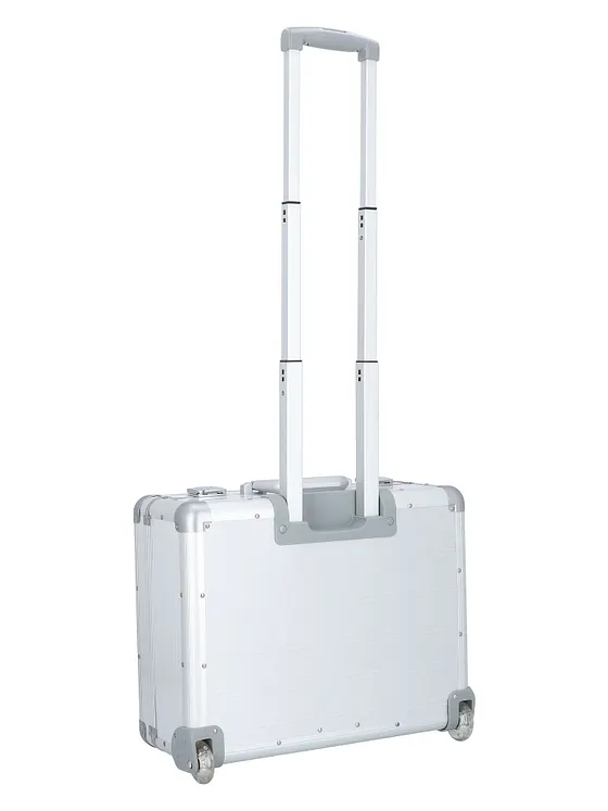 Alumaxx Trolley ejecutivo de aluminio con 2 ruedas y compartimento para portátil de 37 cm Alumaxx Trolley ejecutivo de aluminio con 2 ruedas y compartimento para portátil de 37 cm