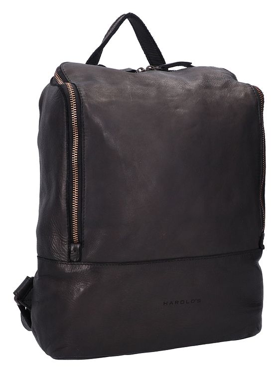 Harold's Submarine-rygsæk i læder med 32 cm rum til bærbar computer Harold's Submarine-rygsæk i læder med 32 cm rum til bærbar computer