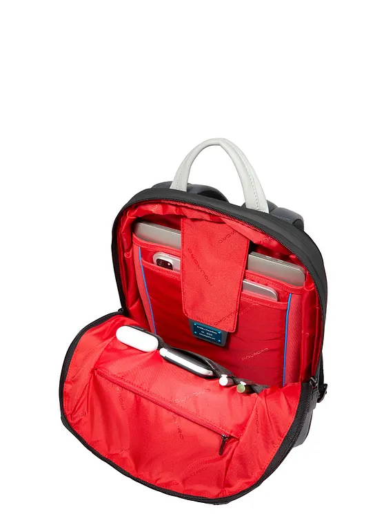 Piquadro Zaino Daypack Læder 42 cm Laptoprum
