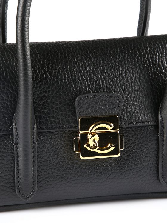 Coccinelle C-Me Lock Håndtaske Læder 19 cm