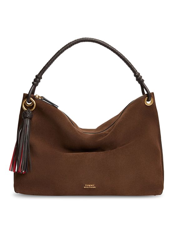 Tommy Hilfiger TH Statement Leather Skuldertaske Læder 42 cm