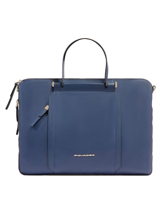 Piquadro Circle dokumentmappe i læder 43 cm rum til bærbar computer Piquadro Circle dokumentmappe i læder 43 cm rum til bærbar computer