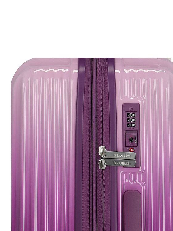 Travelite Lascana Edition 4 rullar Trolley M 65 cm med töjbar kant