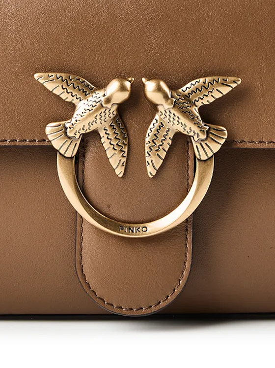 PINKO Love one Crossbody-väska Läder 27 cm PINKO Love one Crossbody-väska Läder 27 cm