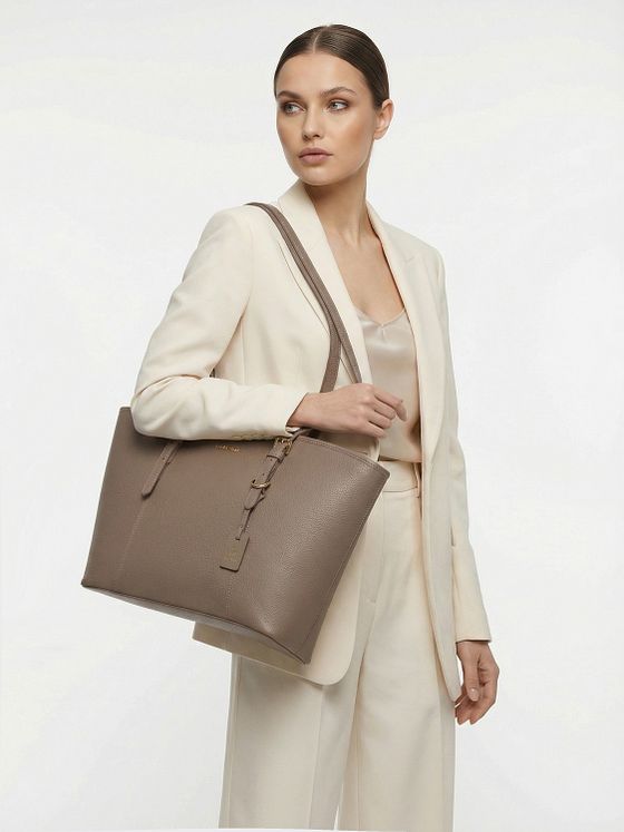 Lazarotti Bologna læder XL shopper taske læder 35 cm