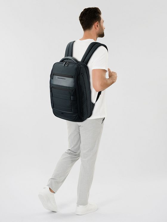 Piquadro Hex-rejserygsæk 41 cm med rum til bærbar computer