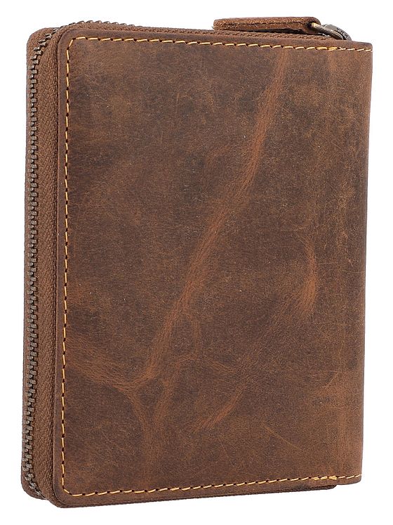 Greenburry Vintage pung med stjernetegn i læder 10 cm Greenburry Vintage pung med stjernetegn i læder 10 cm